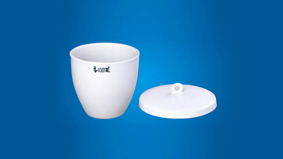 Cadinho Médio de Porcelana