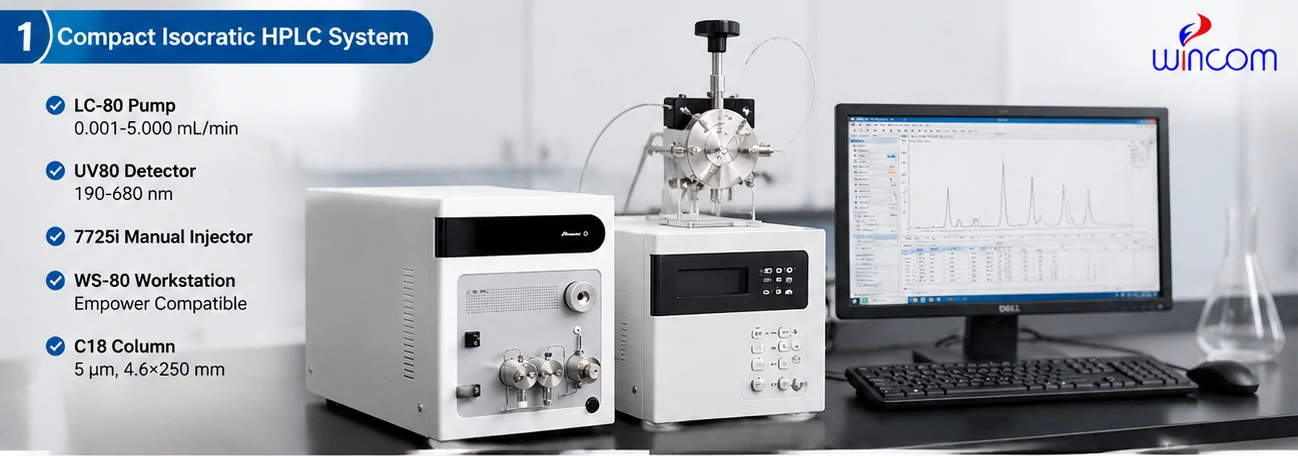 Sistema HPLC lsocrático compacto